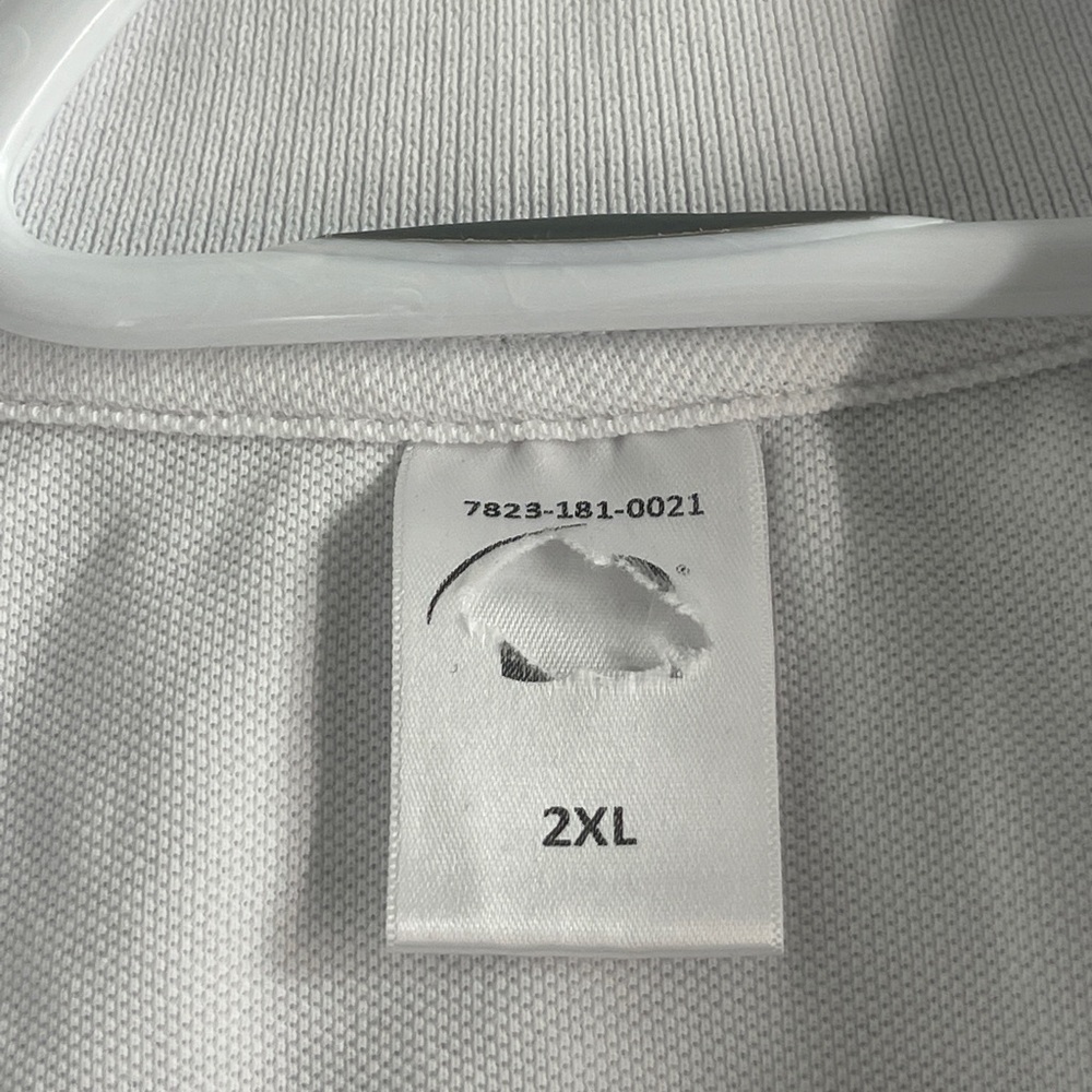 COPY - The North Face Polo Shirt Mens 2XL White Short Sleeve Casual XXL n60 - Picture 4 of 7